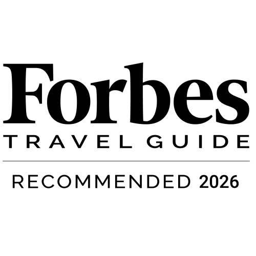 2026 Forbes recommended black logo